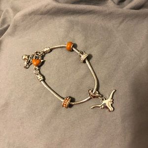 Texas Longhorn Charm Bracelet